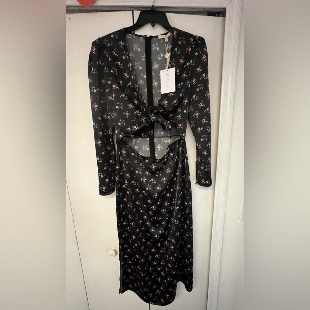 Cutout midi dress new with tags! Beautiful!